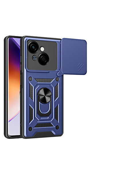 ZM STORE Tecno Spark Go 1 2025 Compatible Case Magnetic Stand Camera Protected Sliding Vega Cover