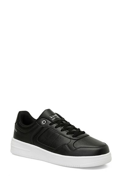 Kinetix Lowner Pu 5Pr Black Men's Sneaker