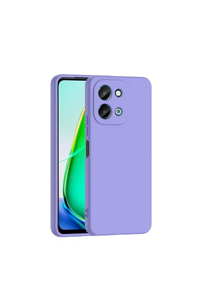 kilifone Vivo Y28 4g Compatible - Velvet Protective Inside Case Mara Launch Cover - Lilac - T37823