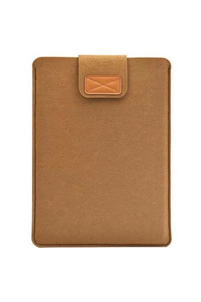 REDz Accessories Envelope Protective Case, Macbook 13"-14", Business, Hedgehog, Soft Textile, Brown