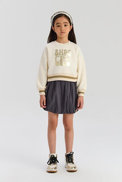Beverly Hills Polo Club BG Store Kız Çocuk Gri Etek