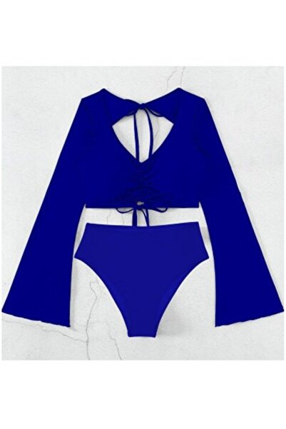 Mixbo Costum de baie din două piese, albastru Elegance, mărimea M