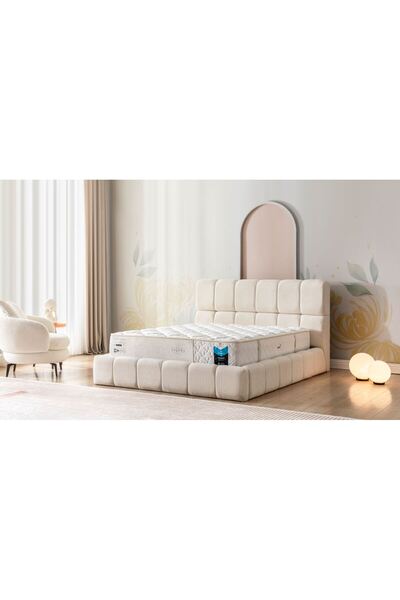 LORA MOBİLYA Full Ortopedik Torba Yaylı Yatak Hızlı Gönderim Silinebilir Kuma...