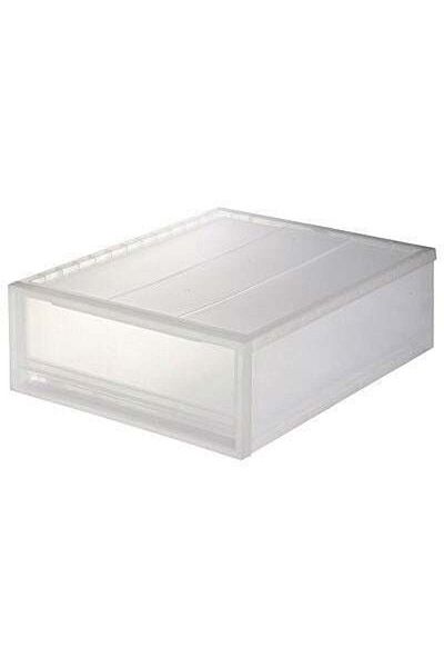 Muji PP Storage Box, Wide, W 44 x D 55 x H 18 cm, S
