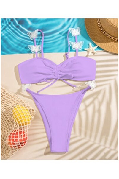 Mixbo Women's Swimsuit Mixbo, Two-piece, Ultra Mauve, Size L