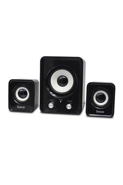 Spacer Boxe 2.1 SPB-807-BK, 11 W RMS, USB (Black)