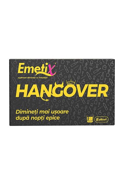 Fiterman Pharma Emetix Hangover, 8 plicuri, Fiterman