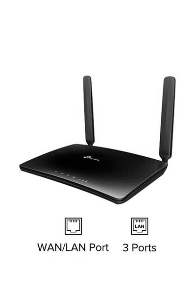 TP-LINK TL-MR6400 Wireless N 4G LTE Router 300 Mbps – Black