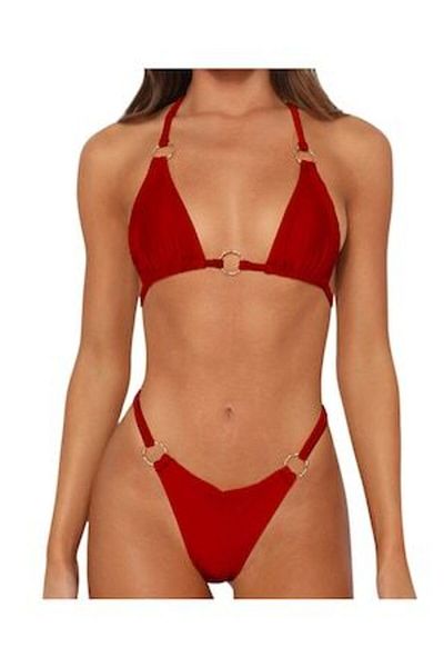 Mixbo Two-Piece Bathing Suit Mixbo, Red, Size M