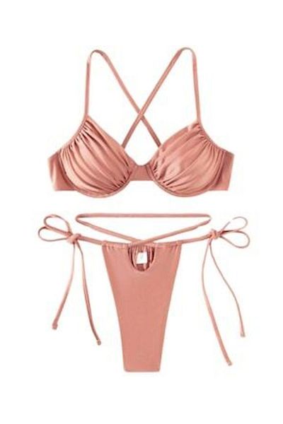 Mixbo Mixbo Swimsuit, Two Pieces, Rose, size M