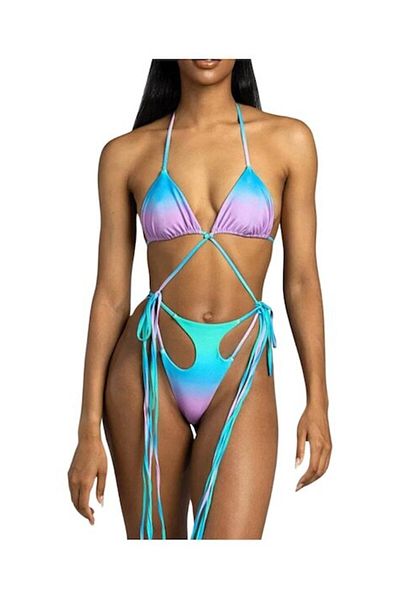 Mixbo Costume de Baie Doua Piese Mixbo, Blue Sky, marime L