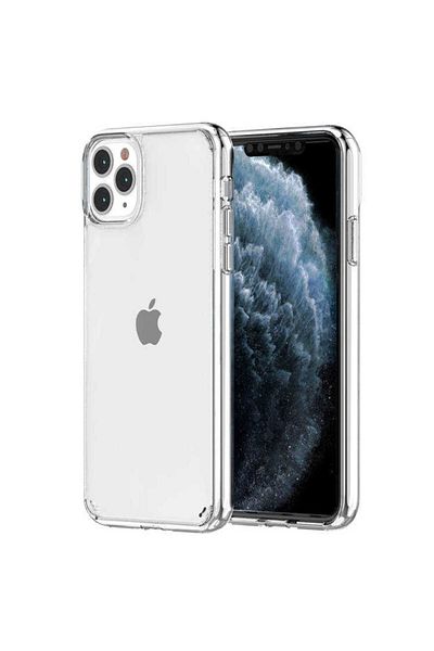 kilifone Compatible for iPhone 11 Pro Max - Case Hard Glass-Like Transparent Protective Coss Cover - Transparent - T11961