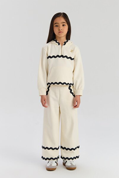 Beverly Hills Polo Club BG Store Kız Çocuk Ekru Eşofman Altı