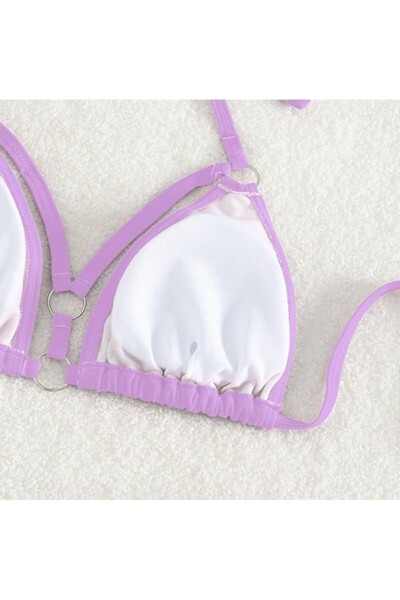 Mixbo Costum de Baie Mixbo, Doua Piese, Model Brazilian, Elegant Lila, Marime L