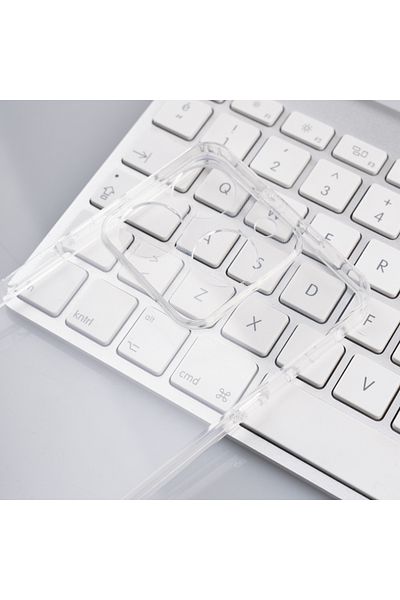 kilifone متوافق مع جهاز General Mobile Era 50 - حافظة رفيعة من السيليكون المضاد للصدمات مقاس 2 ملم - شفافة - T34718