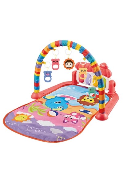 Mixbo Saltea de activități pentru bebeluși 4 în 1 cu muzică, saltea de joacă ...