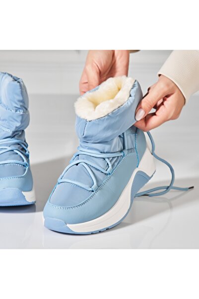 Joana Γυναικείες Μπότες με Γούνινη Επένδυση από Οικολογικό Δέρμα Keyla