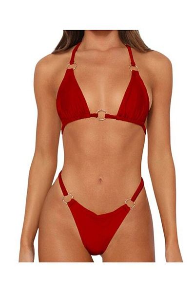 Mixbo Two-Piece Bathing Suit Mixbo, Red, Size M