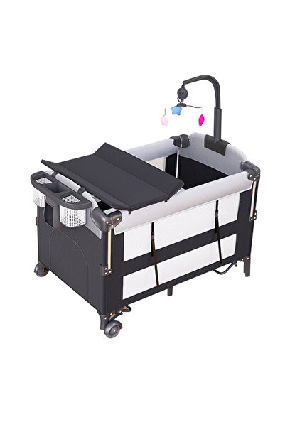 Ma Baby سرير أطفال متعدد الوظائف، سرير أطفال محمول وقابل للطي، سرير أطفال حدي...