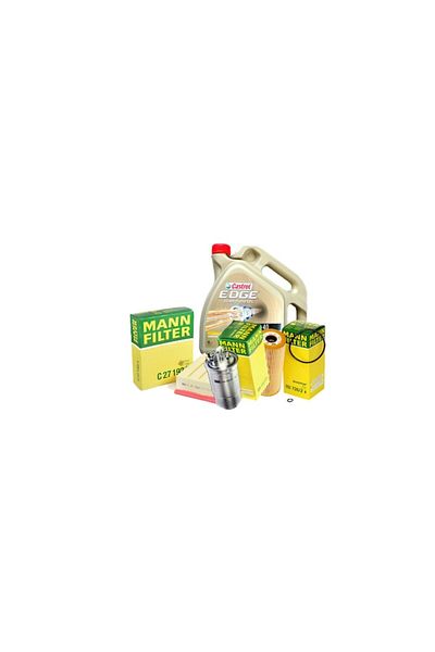 CASTROL Set revizie filtre Mann si ulei 5W30 VW Passat B6 2.0 TDI 140 CP 2005-2010