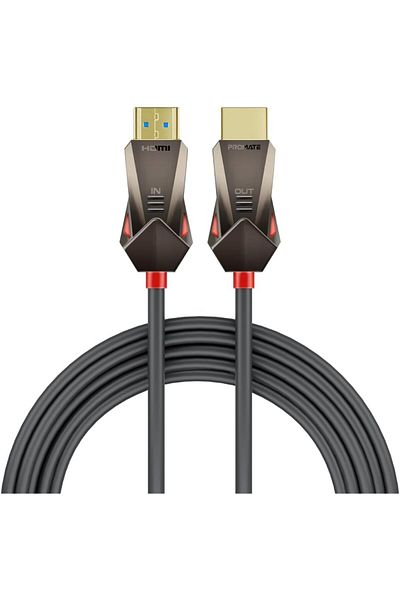 Promate كابل HDMI 2.0، كابل HDMI إلى HDMI أحادي الاتجاه بدقة 4K@60Hz، كابل 20 متر - ProLink4K60-20M