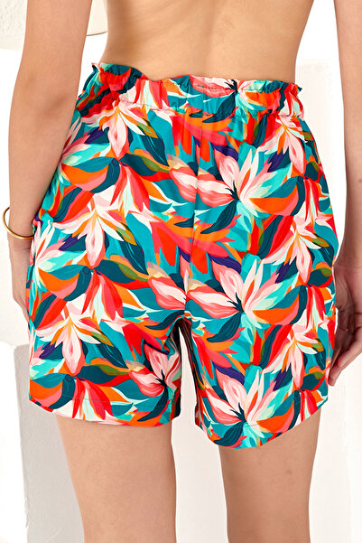 LAPIENO Kadın Havuz Deniz Şort Mayo 4407 Yeşil