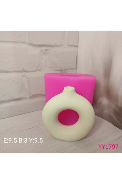 YOYOMOLD YY1797-Hm Minimal Simit Vazo Silikon Kalıp