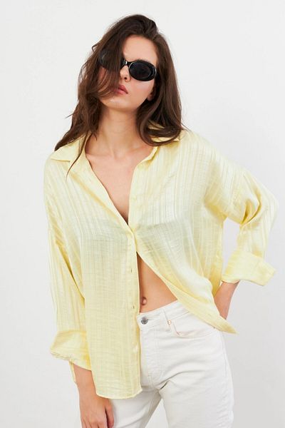Cool & Sexy Women's Yellow Lisbon Shirt Car1101-90