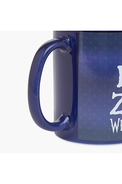 Lifestyle Wednesday Print Porcelain Mug with Handle - 330 ml