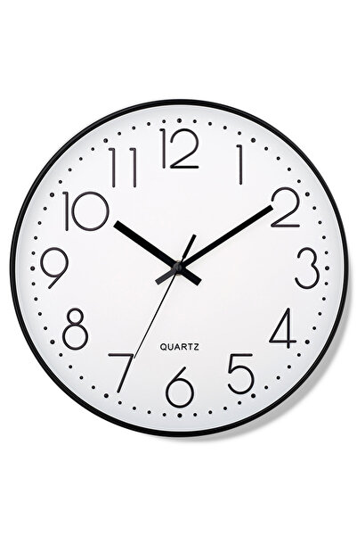 Choice White 8 Inch Mute Quartz Wall Clock Cubic Digital Clock Living Room Bedroom Wall Clock Simple Digita