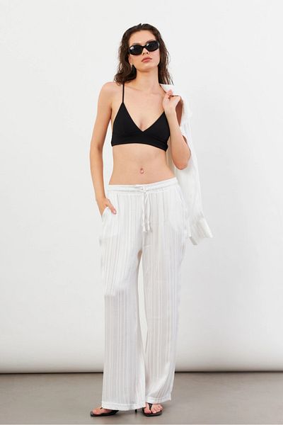Cool & Sexy Women's White Lisbon Pants Car1185