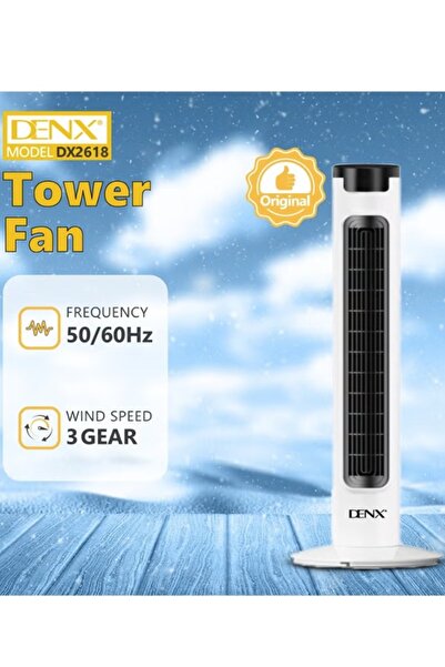 Denx Tower Oscillating Fan Without Blades, Quiet Portable Cooling Fan