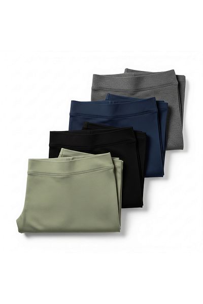 Isıl Termal |   4 Pieces 4 Colors Winter Unisex Thermal Leggings (Black Navy Blue Light Green Anthracite)
