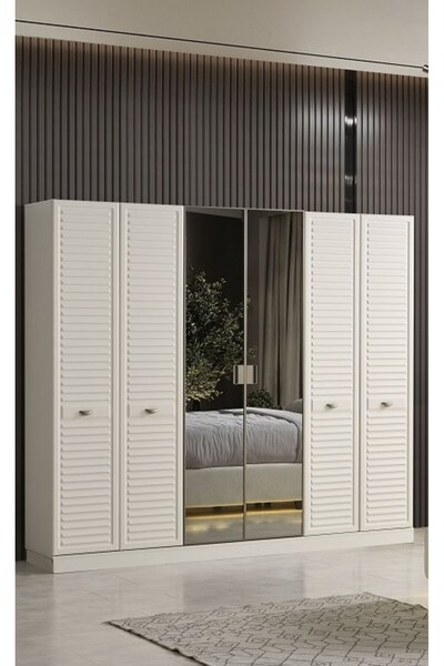 AYDINEV BOSTON MDF 6 KAPAKLI DOLAP