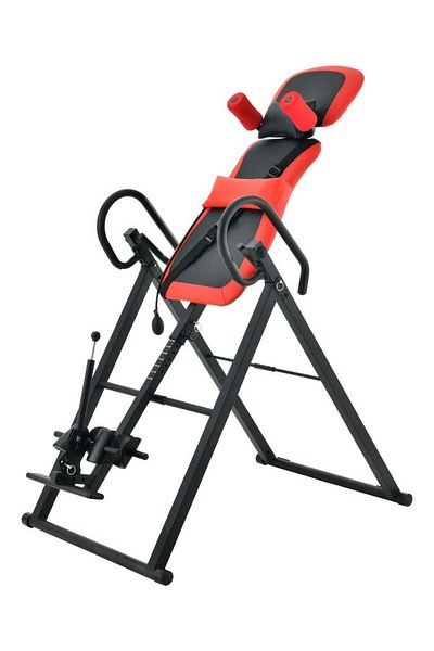 lijiujia Inversion Table Back Stretching Device for Pain Relief, Foldable, 130 Kg Capacity