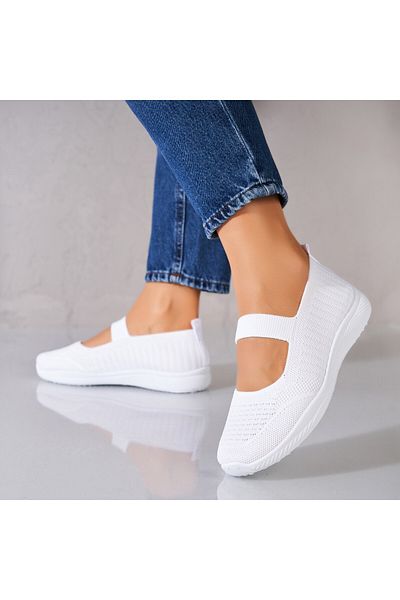 Joana Pantofi dama casual Albi din Textil Lynna