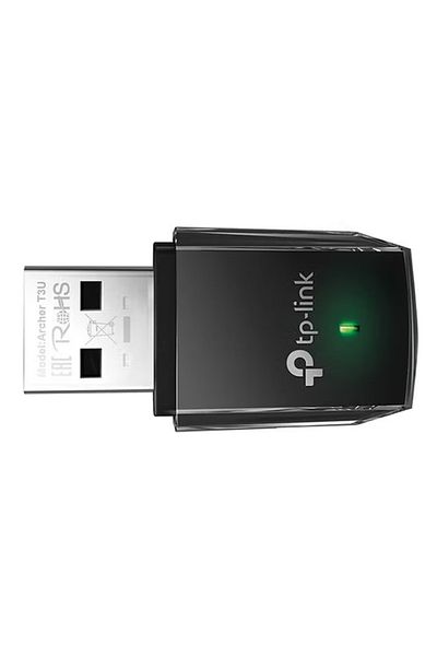 TP-LINK Archer T3U AC1300 Mini Wireless USB Adapter – Black/Silver/Green