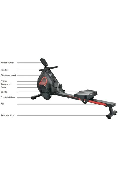lijiujia Rowing Machine Model 900B, User Weight Capacity 140 Kg, 32 Resistance Levels