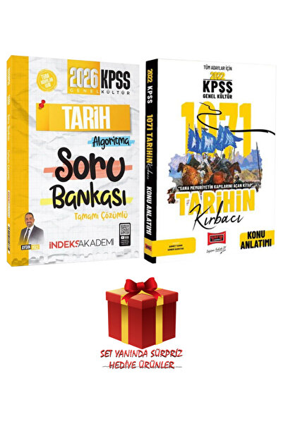 İndeks Akademi Aydın Yüce | 2026 KPSS Tamamı Çözümlü Tarih Algoritma Soru Ban...