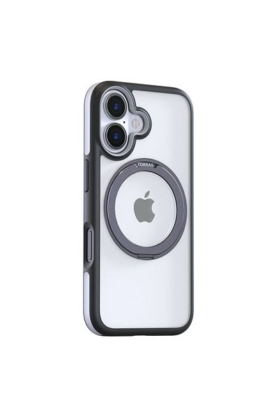TORRAS Upgraded 360°Rotatable Magnetic Ring for iPhone 16 Plus Case, Fit for MagSafe with Stand & Ring Hol