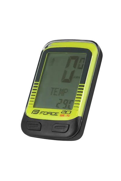 Force Ciclocomputer WLS 20F wireless fluorescent yellow