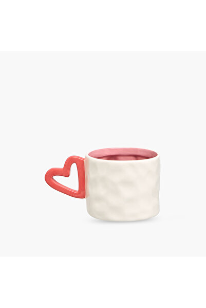 Lifestyle Strawberry Accent Ceramic Mug with Handle - 380 ml