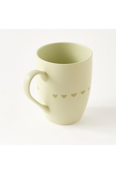 Lifestyle Initial K Print Porcelain Mug - 340 ml