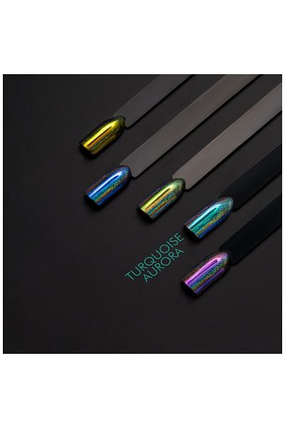 Cupio Holografický pigment jednorožec - tyrkysová aurora