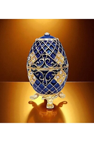 kt kuzey tacı Lüks Fabergé Stili Takı / Mücevher Kutusu Vip