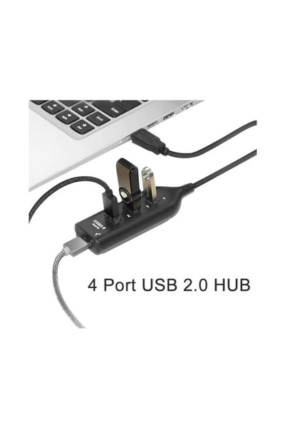 Forbin 4 Port USB Çoğaltıcı Çoklayıcı Hub USB 2.0 Çoklama Pc Laptop