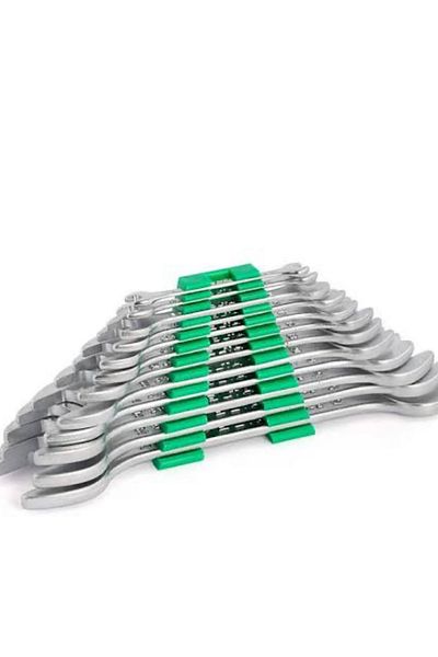 ÇINAR HIRDAVAT Elta Two Mouth Wrench Set 12 Pieces (English Wrench)