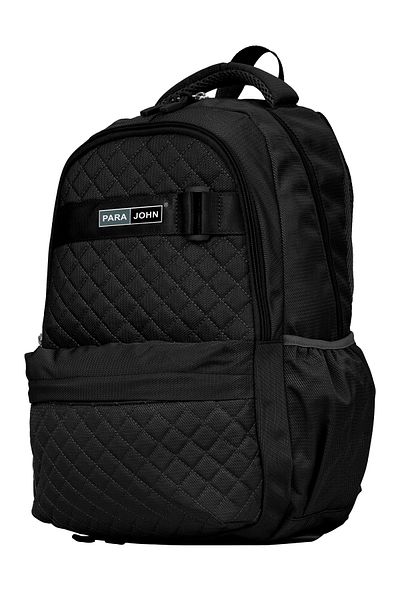 PARAJOHN LUMIPACK Unisex Black Laptop Backpack – 18” Water Resistant Travel Bag, 28L