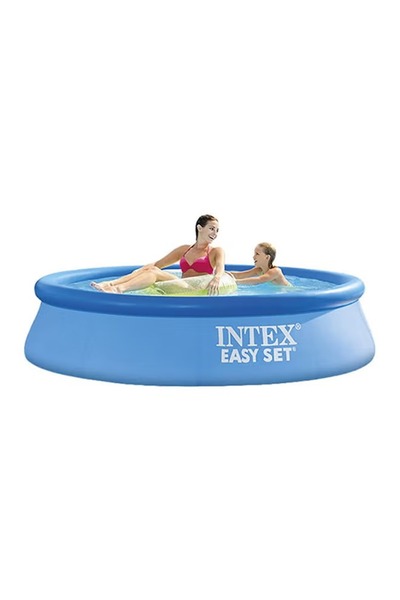 Intex Easy Set Inflatable Pool – 244 × 61 cm (Round, Blue)
