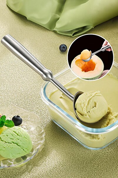 Chavin Complete 304 Steel Luxury Ice Cream Fruit Puree Spoon Mt197